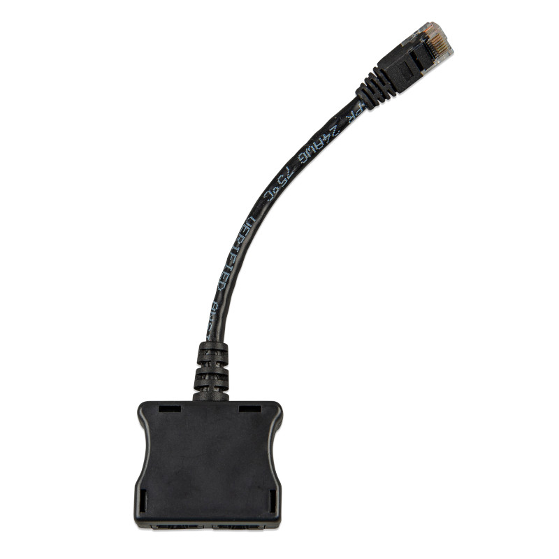 RJ45-splitter 1xRJ45 male/15cm cable/2xRJ45 female