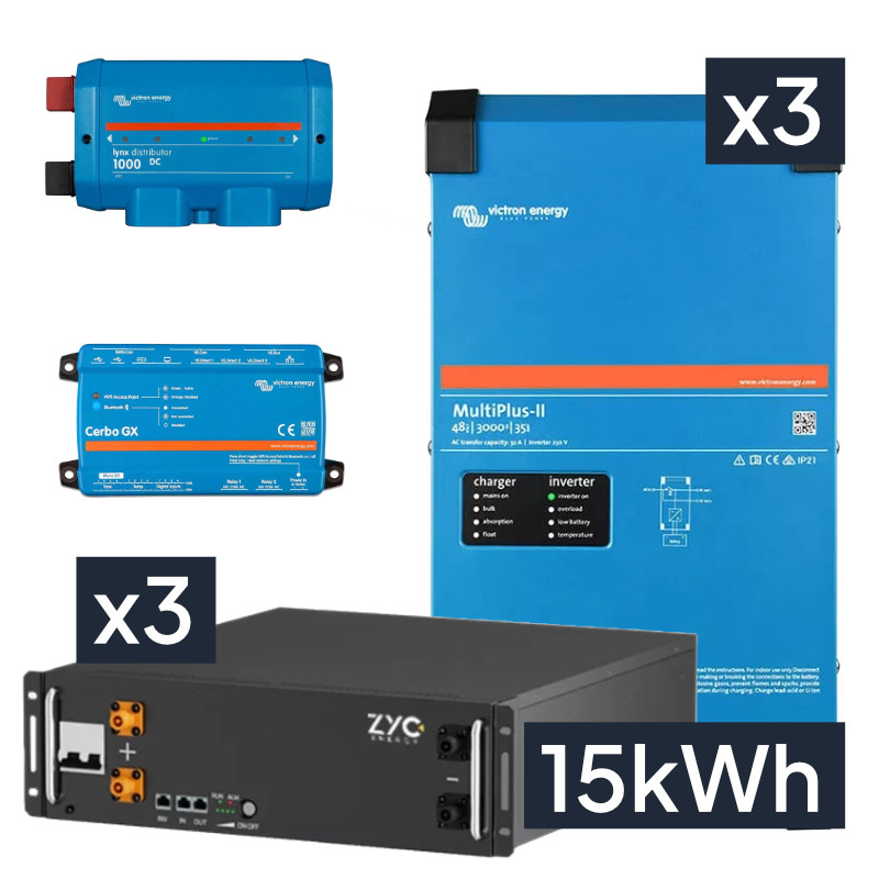 Trójfazowy magazyn energii 9kVA/15kWh