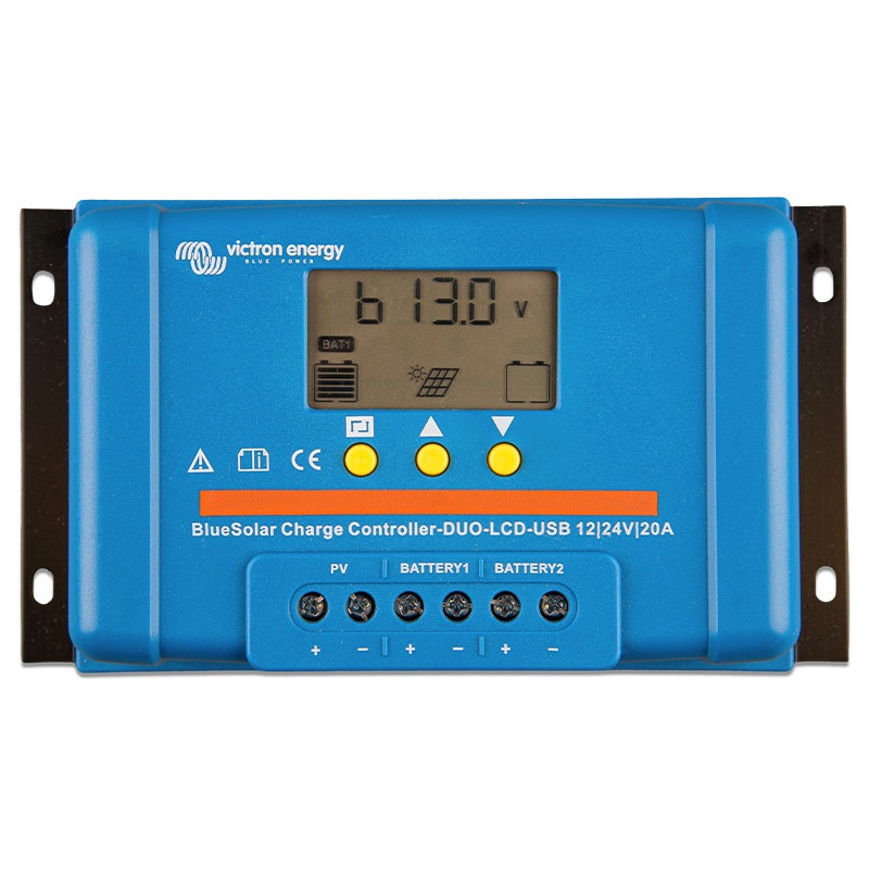 Regulator PWM DUO LCD&USB 12/24V-20A