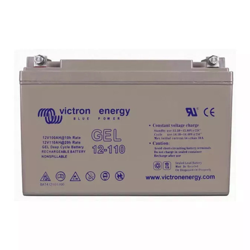 Panel słoneczny 2x185W i akumulator żelowy 110Ah z regulatorem LCD