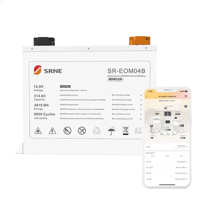 Akumulator SRNE EOM LiFePO4 12.8V 314Ah